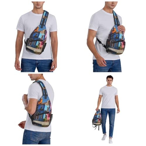 Mochila cruzada unisex para vestir y senderismo miniatura 6