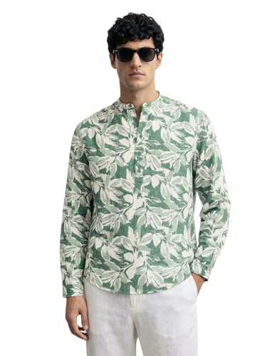 Chemise verte imprimée pour homme idéale pour vos soirées d'été