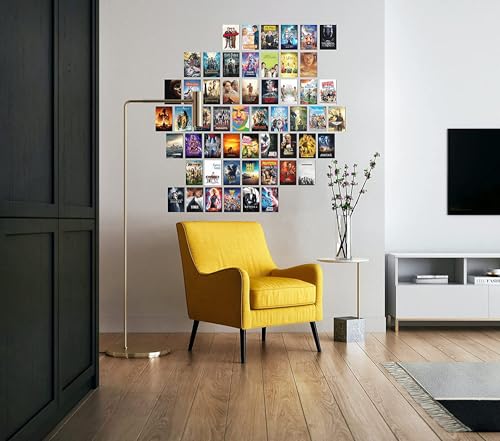 Image of SG Pack Of 54 Movie Posters Wall Collage Kit - 4 X 6 In Poster For Wall Decor - Wall Art For Bedroom, Living Room, Office