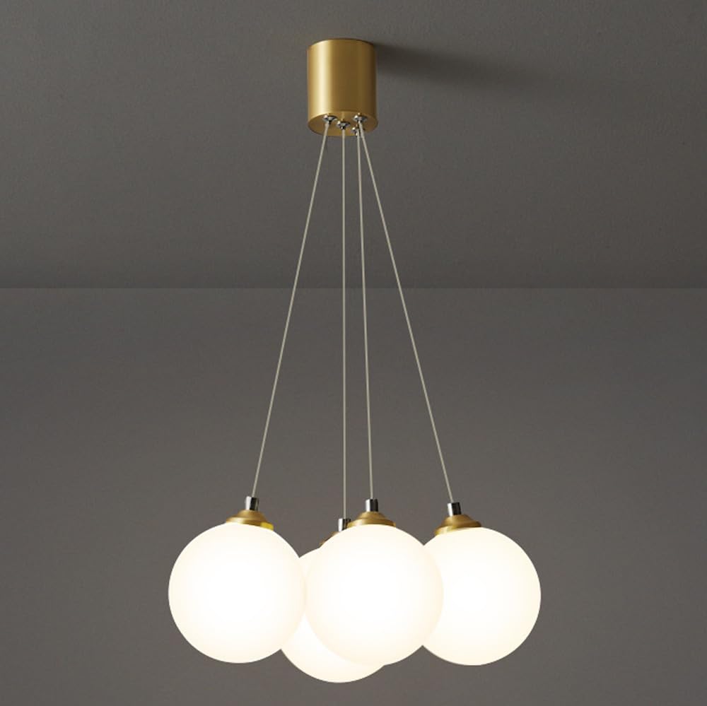 Lámpara colgante moderna de latón de 7 luces para dormitorio y cocina