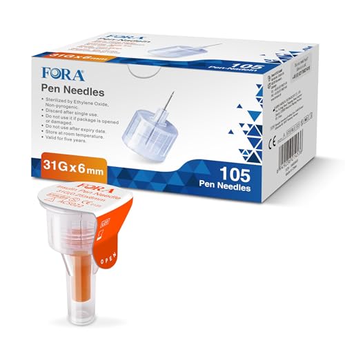 FORA Pack of 105 pen needles 31G 6mm