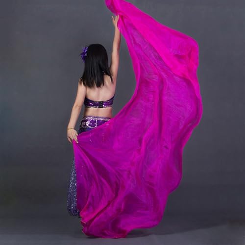 Velo de seda para danza de textura ligera con caída fluida de 250 cm 4