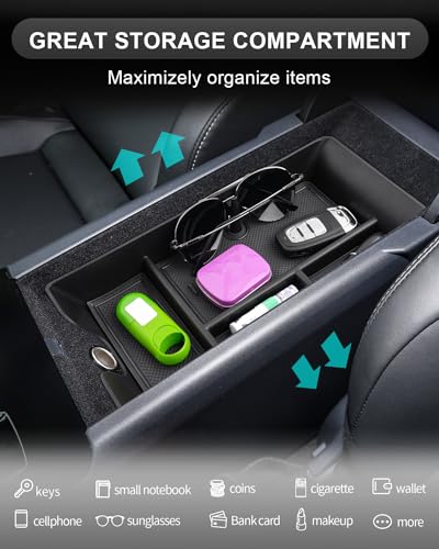Image of CDEFG for 2025 2026 Camry Center Console Organizer Accessory Tray for 2025 2026 Toyota Camry XSE XLE SE LE Accessories Middle Console Organizer Armrest Tray Storage Box