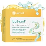 butyzol® | Bei Reizdarmsyndrom, Divertikelkrankheit, Morbus Crohn, Colitis ulcerosa (1) | klinisch belegte Wirksamkeit (2) | Patentiertes, mikroverkapseltes Butyrat | 60 Kapseln