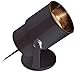 Pro Track Set of 2 Small Uplighting Indoor Accent Spot-Lights Plug-in Directional Adjustable Floor Plant Home Decorative Art Desk Picture Table Living Room Interior Black Finish 8
