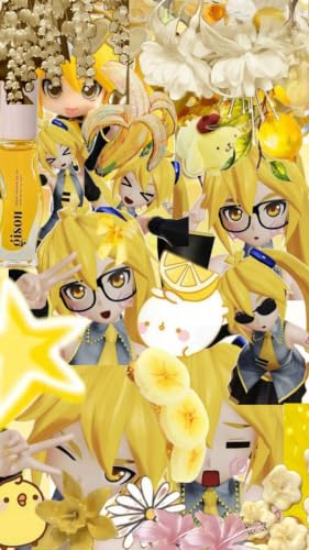 Image of Akita Neru Anime Poster Set of 3 A4 | Vocaloid Inspired Wall Art Prints | Yellow Anime Aesthetic | Matte Unframed Posters for Bedroom, Gaming Room, Hostel & Otaku Room Decor