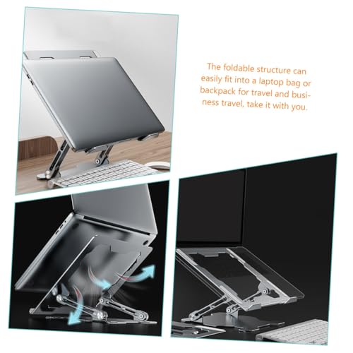 Soporte para Laptop de Aluminio Ajustable Plata miniatura 2