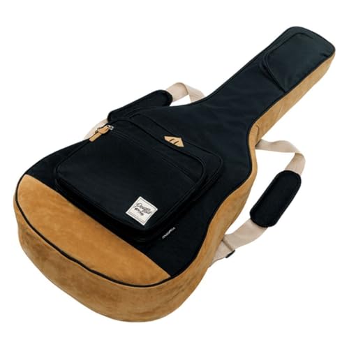 Image of Ibanez Polyester Acoustic Guitar Bag Powerpad Series Iab541-Bk, Black
