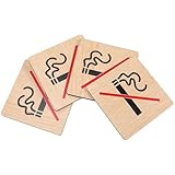 Cartello di divieto di fumo nei parchi: ampiamente utilizzato in uffici, bar, club, caffè, negozi, ristoranti e qualsiasi altro luogo pubblico, cartello di divieto di fumo in legno
