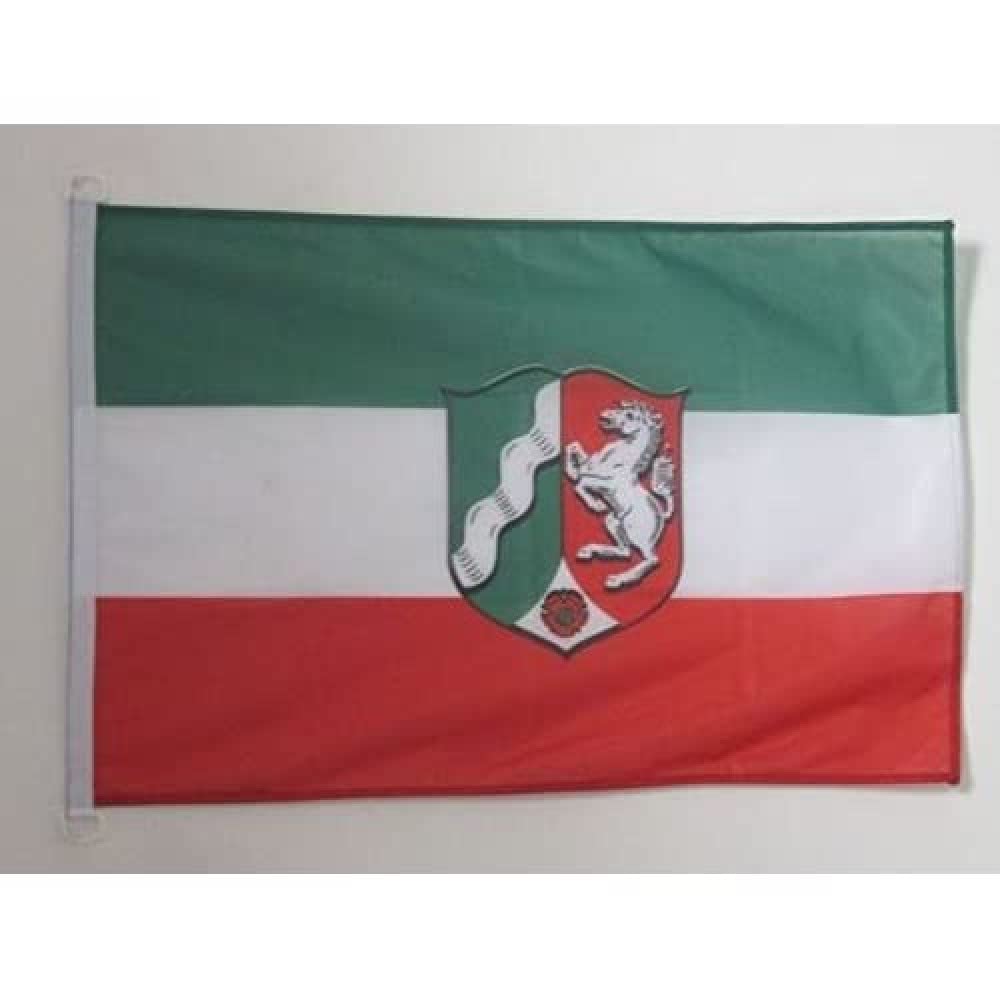 AZ FLAG North Rhine-Westphalia Nautical Flag 18'' x 12'', Germany, German region of North Rhine-Westphalia flags 30 x 45 cm, Banner 12x18 in for boat โ image 1