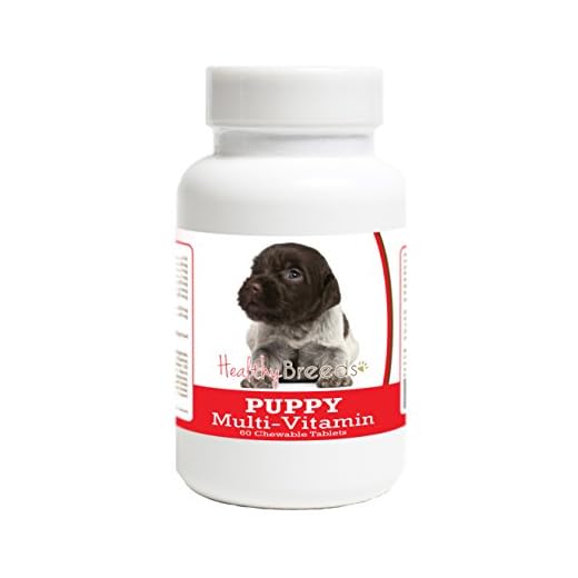 Healthy Breeds Wirehaired Pointing Griffon Puppy Dog Multivitamin Tablet 60 Count