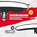 KEMIMOTO UTV Rear View Mirror Compatible with Polaris Ranger 500 570 900 XP 1000 XP/Crew 2017-2025 with Factory Drop Down Mounting Tab, UTV Panoramic Rear View Mirror OEM #2879969