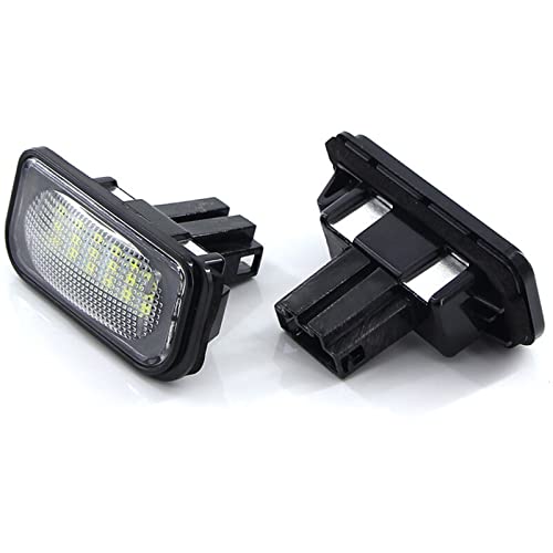 Luz de matrícula Canbus blancas para Benz-Mercedes Clase C W203 4P
