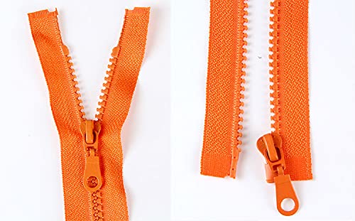 Estrattore Ziper, fissatore di cerniere, Sliders Zipper,Sewing Zips,Ended Zip Fasteners,5pcs Jacket Zipper Reversible Slide #5 Molded Plastic Separating End