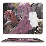 マウスパッド ぼっち ざ ろっく 少女 後藤ひとり 結束バンド キャラクター柄 周辺 萌えグッズ ゲーミングマウスパッド 厚い 滑り止め 耐久性良い エッジ周辺強化 家用，ゲーム用 水洗い レーザー&光学式マウス対応 9.8"x11.8"