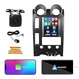 Wostoke Tesla Style Car CarPlay Android Auto Navigation Stereo GPS Radio Reverse Camera 9.7