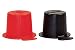 Top Post Plastic Battery Caps- One Red and One Black per set- Protects Terminals