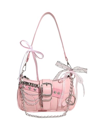 Image of Verdusa Women's Y2k Purse Star Embroidery Cute Shoulder Bag Y2k Accessories