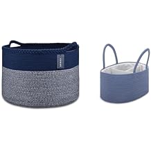 COMSE Large Laundry Basket and Large Baby Diaper Caddy