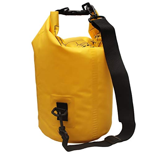 Image of Waterproof Dry Bag with Phone Case, 2L /3L /5L /10L /15L /20L /30L, Floating and Lightweight Bags for Kayaking Rafting Boating River Trekking-Multi Color (5 Liter)