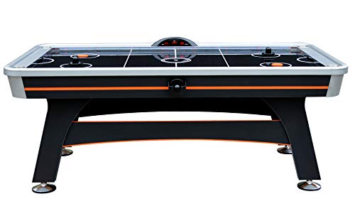 Hathaway Trailblazer 7' AIR Hockey Table, Black/Orange