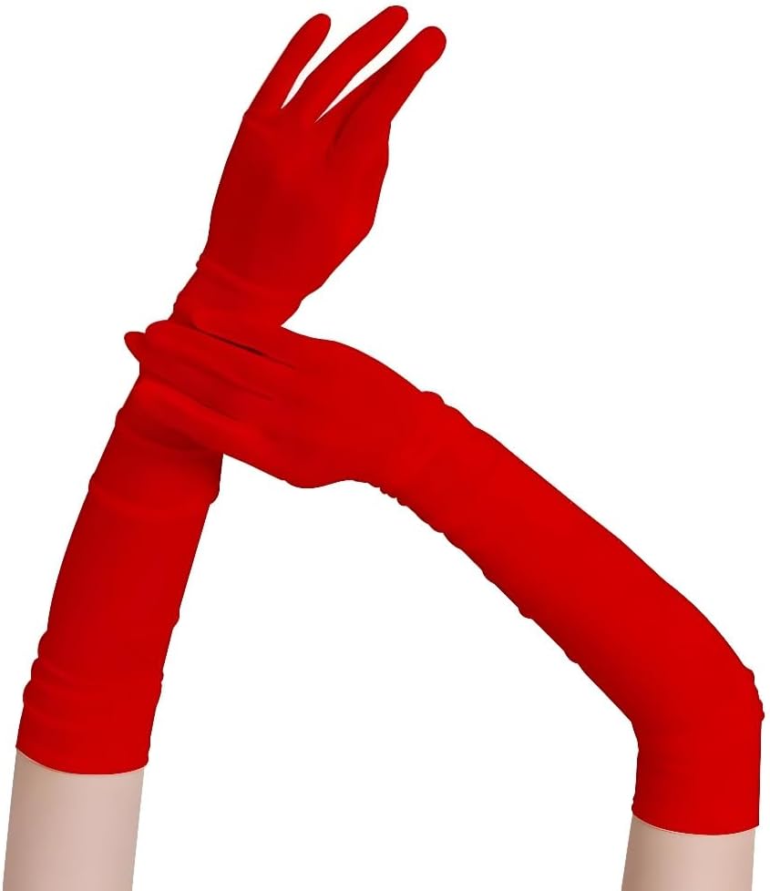 Long Opera Party Gloves for Women - 1920s Tea Party & Sexy Sheer Elbow Length