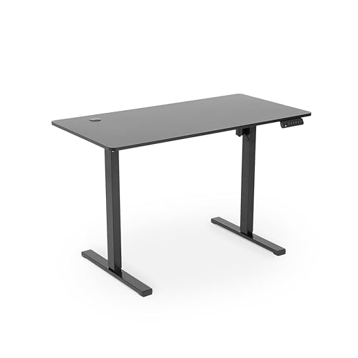 Mesa com Regulagem de Altura DT3 F10; Função memória; Sistema anticolisão; Apoio com coluna invertida; Elevação; (Black)