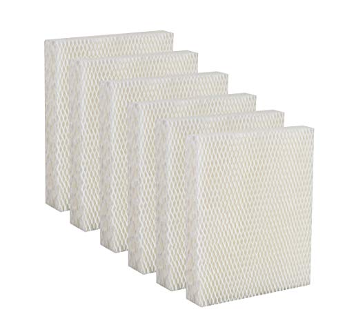 Joytata 6 Pack HFT600 Filters T Replacement Humidifier Wicking Filters for Honeywell Humidifier HEV615 HEV620,Replace Parts HFT600T HFT600PDQ
