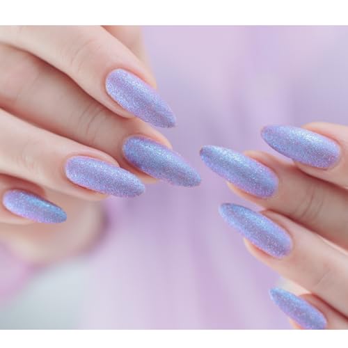 Image of Press On Nails 24 Color 576Pcs Artificial Nails for Women Girls Glossy Matte Colored Fake Stick On Nails Medium Length With Nail File, Adhesive Tabs Sticks