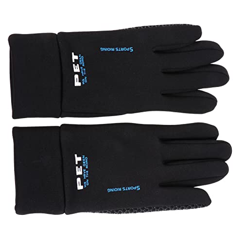 CORHAD 1Pair Warm Windproof Touchscreen Gloves for Outdoor Cycling Ergonomic Winter Riding Gloves with Non Slip Grip for Cold Weather Workouts and Sports