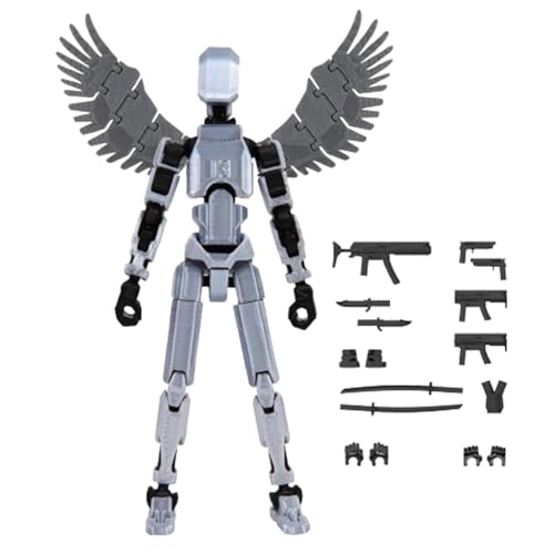 T-13 Action Figure Toy - 3D Printed Multi-Jointed Robotic Collectible