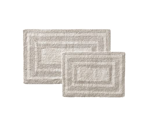 Eddie Bauer - Bathroom Rug, 100% Soft Plush Tufted Cotton Bath Rug, Highly Absorbent, Quick-Dry, and Skid-Resistant Backing (Logan Green, 2 Piece) by Eddie Bauer - Image 2