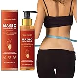 Magic Body Firming Oil – Full Body Use, Hydrating and Firming Skin Oil for Arms, Chest, and Thighs – with Vitamin E, Rosehip, and Almond Oils