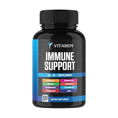 8 in 1 Immune Support Booster Supplement with Echinacea, Vitamin