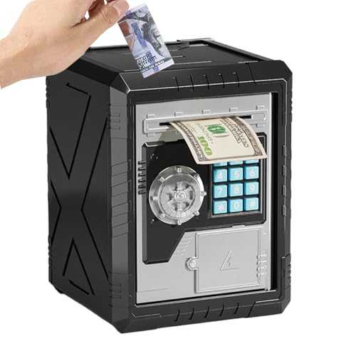 Tirelire électronique automatique avec mot de passe et simulateur de billets