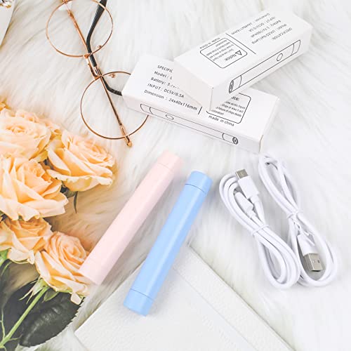 ANGNYA Portable Mini UV LED Nail Lamp Pen Shape Nail Dryer for Gel Nails UV Gel Light 6W Curing Lamp Quickly Drying for Nails Professional LED Gel Nail Light for DIY at Home... - Image 7