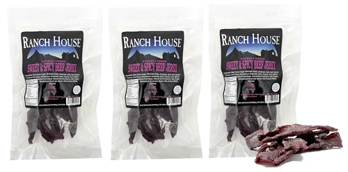 Ranch House Beef Jerky Sweet & Spicy Pack of 3