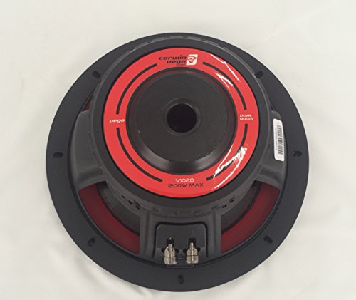 Cerwin Vega V102D 10" 2Ω 800W Max /400Watts Rms Dual Voice Coil Subwoofers Red #TOP2