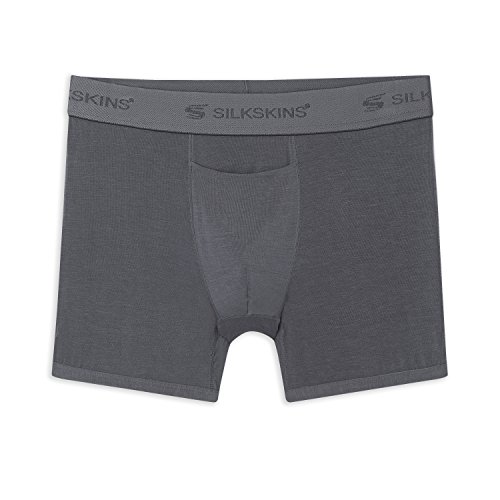 Terramar mens Inseam Boxer Briefs With Fly