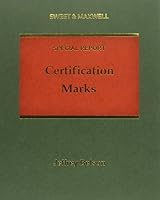 Certification Marks (Special Reports) 0421758201 Book Cover