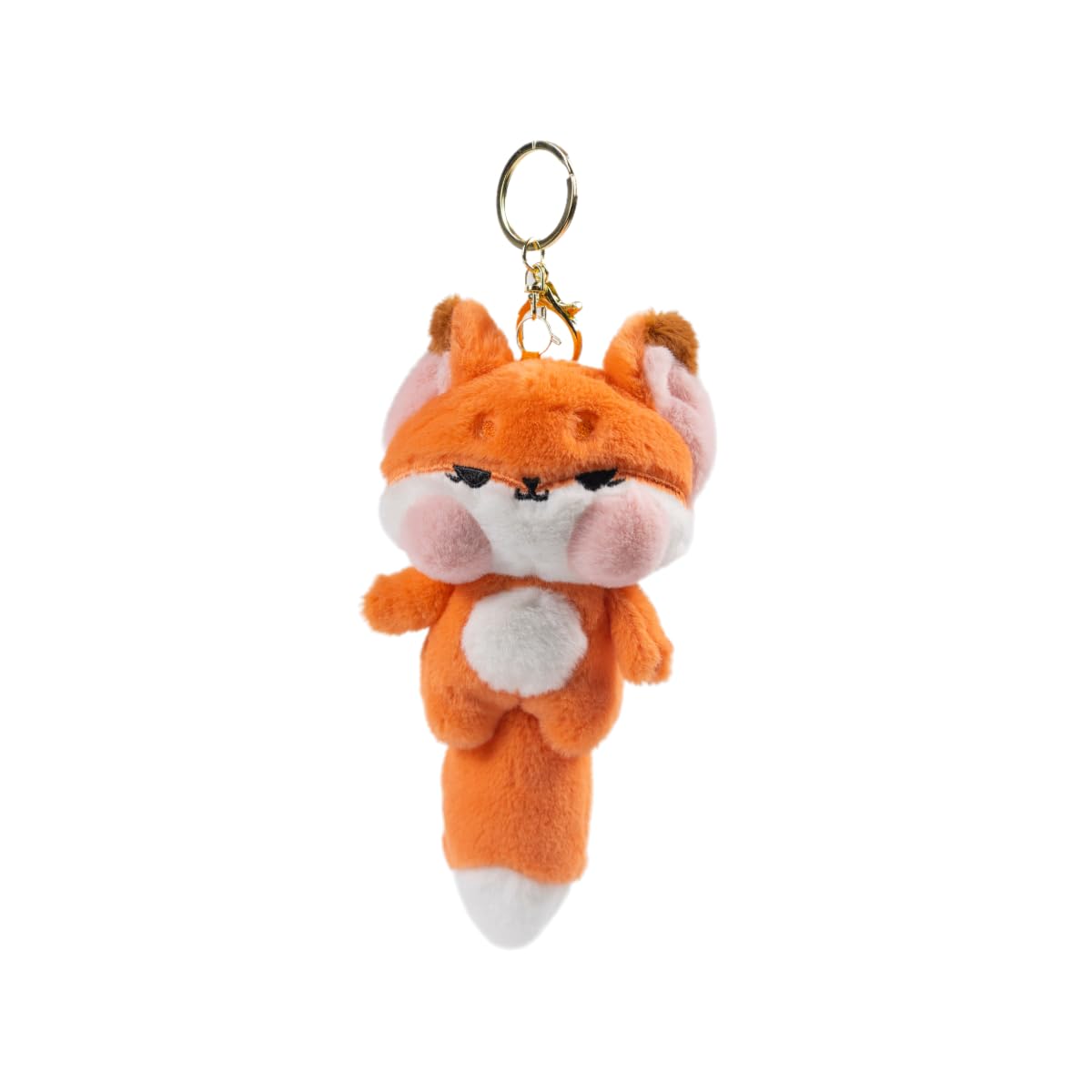 Cute Plush Fox Keychain Kawaii Animal Keyrings Backpacks Charm Accessories Decorative Pen…