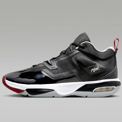 Tênis masculino Jordan Stay Loyal 3 (FB1396-006, preto/branco/cinza lobo/vermelho), Preto/branco/cin