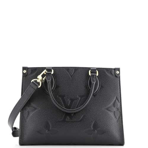 Pre-Loved OnTheGo Tote Monogram Empreinte Giant PM, Black