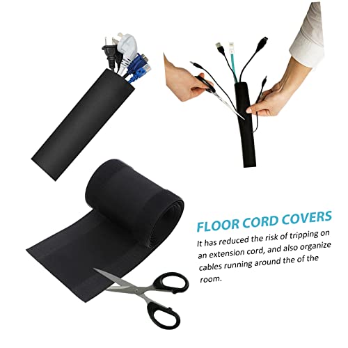 OSALADI 8 piezas organizador de cables protector de mascotas bajo escritorio para gestión de cables miniatura 3