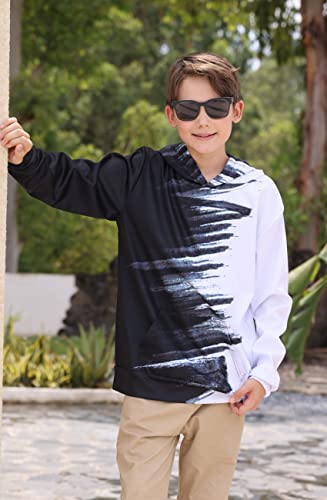 Image of Lovekider Boys Hoodies Sweatshirt Cool 3D Print Pullover with Big Pocket for Kids Fashion Warm Winter 6-16 Years