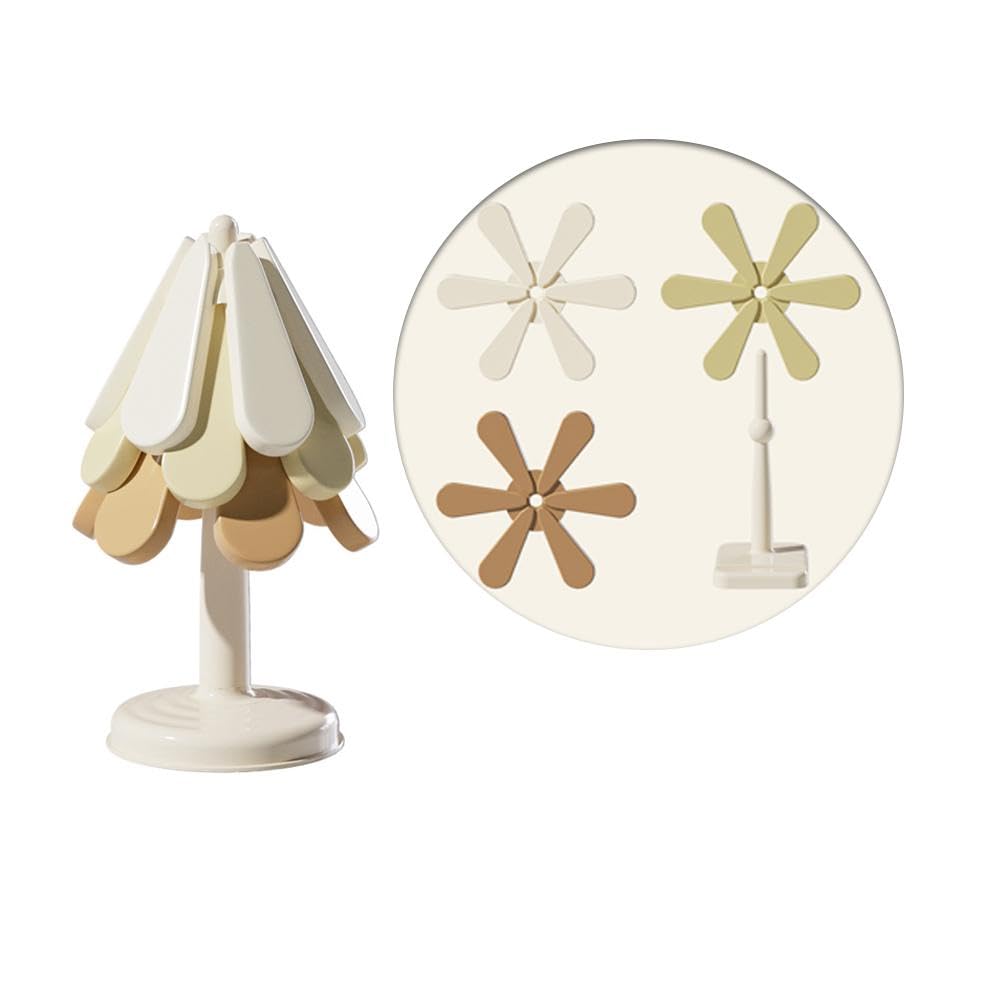Set 3 Sottopentola In Silicone A Forma Di Albero, Impilabili, Con Supporto, Diametro 18 Cm, Colori Verde Matcha, Marrone E Beige
