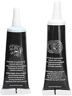 Fishing Reel Oil & Grease Kit for Fishing Reel Maintenance, Spinning Reel & Bearing Maintenance Oil, Fishing Reel Lubricant Reel Care Combo Fishing Accessories for Fishing Reels(Black)