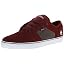 maroon/white