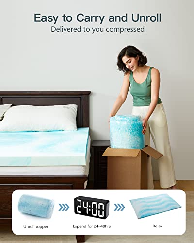 Perlecare PCMTQ34 3 Inch Queen Memory Foam Mattress Topper thumb #5