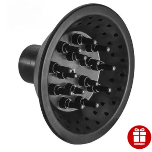 kit Difusor de Cachos Universal para Secadores Com Brinde Ideal Para Cabelos Cacheados, Ondulados e